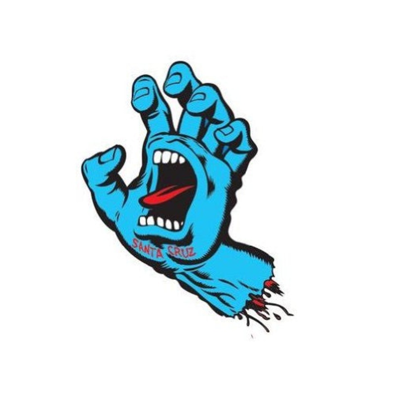 SANTA CRUZ SKATEBOARDS Screaming Hand 3″ Sticker