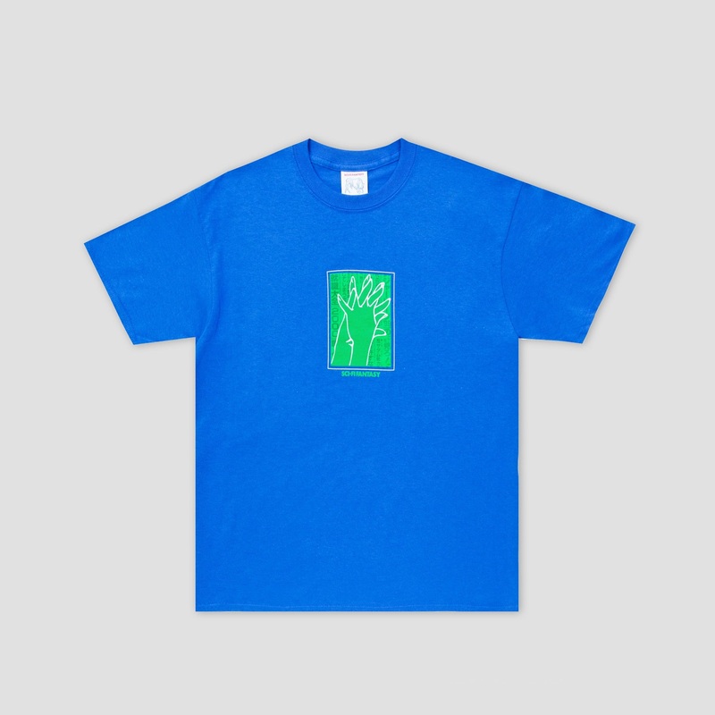 Sci-Fi Fantasy Hands T-Shirt Royal Small