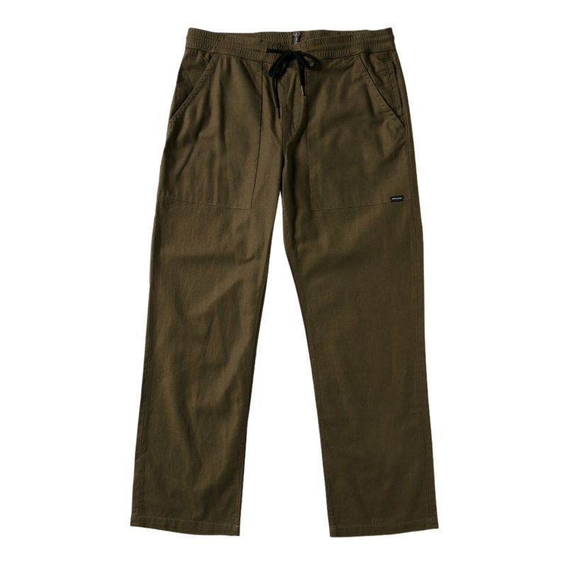 VOLCOM CLOCKWORK HEMP PANTS MILITARY S