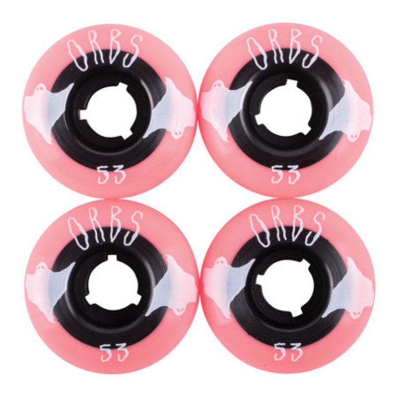 Welcome Skateboards Orbs Poltergeists 102a Wheels Coral/ Black 53mm