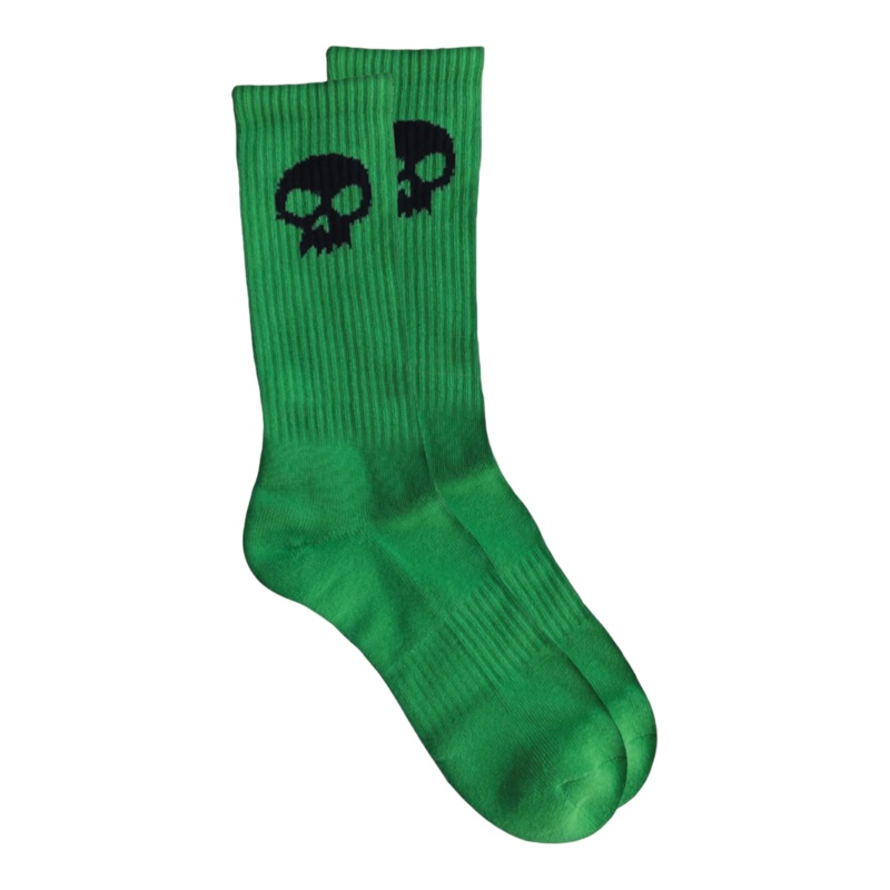 ZERO SKULL SOCKS – GREEN OS Green