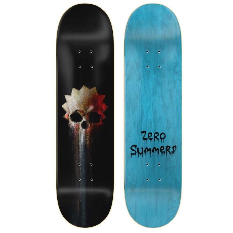 Zero Summers Springfield Horror Skateboard Deck 8.5″ Deck Only 8.5