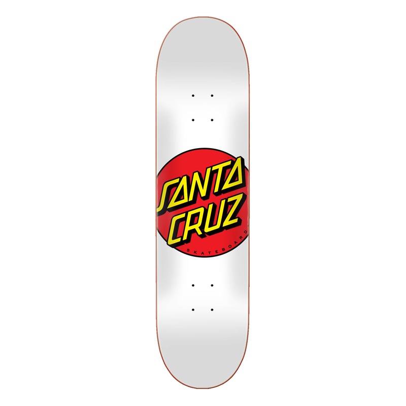 8.00in Classic Dot Santa Cruz Skateboard Deck No Color 8.00in x 31.62in