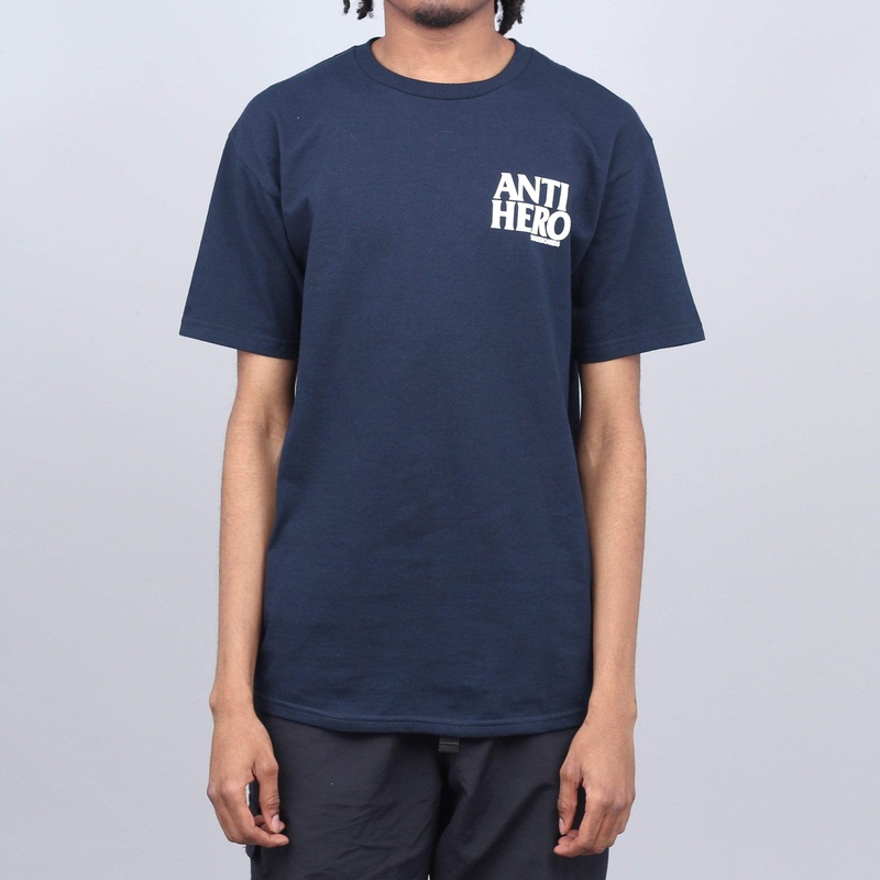 Anti Hero Lil Blackhero T-Shirt Navy Medium