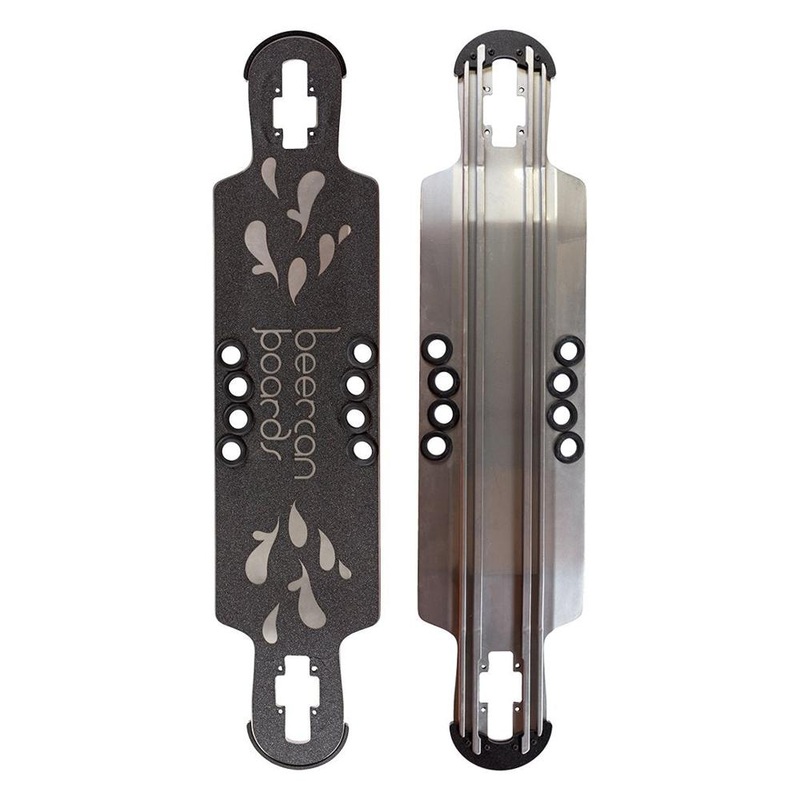 Beercan Chrome 38″ Hoke Drop Through Longboard Deck Deck