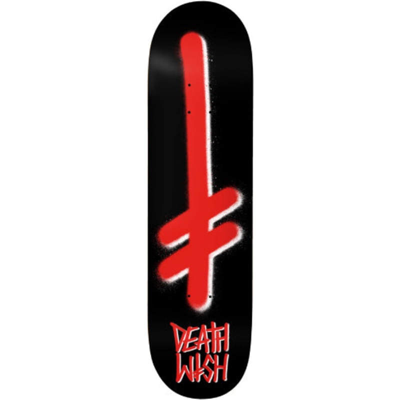 Deathwish Gang Logo Black/Red Skateboard Deck 7.3″ 7.3″