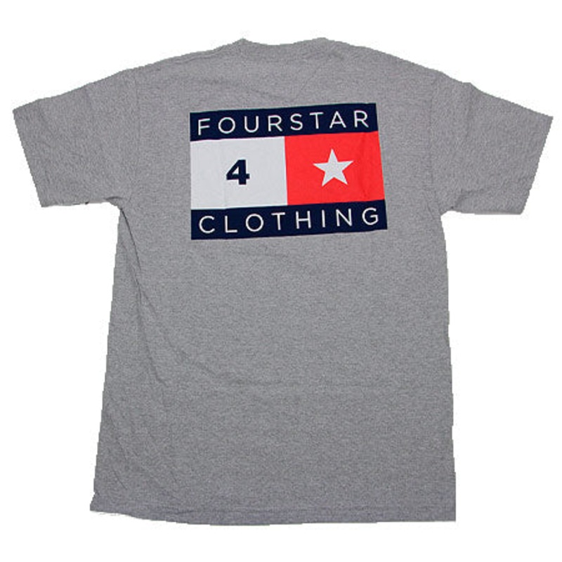 Fourstar Lockwood T Shirt Grey Heather Extra Large