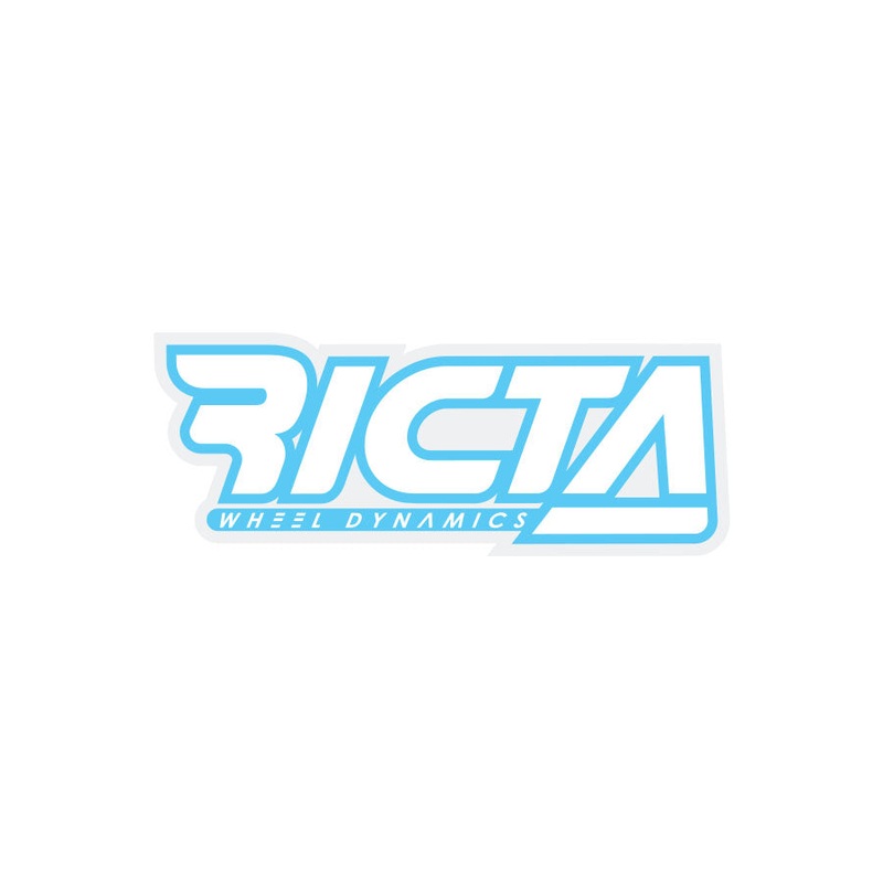 Logo Outline 6in Ricta Stickers (25 Pack) Assorted Color 6 in