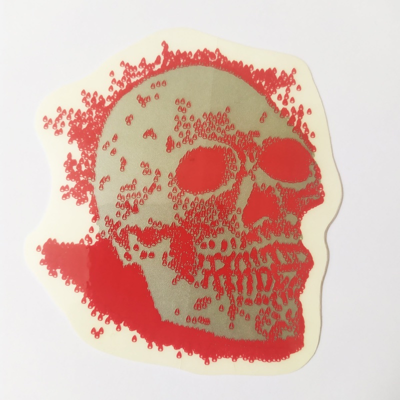Nixon Skull Old Skate Sticker