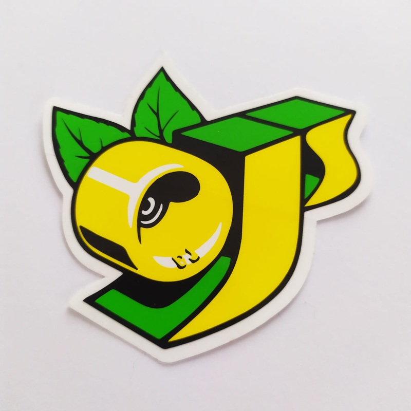 OJ Wheels Skateboard Sticker