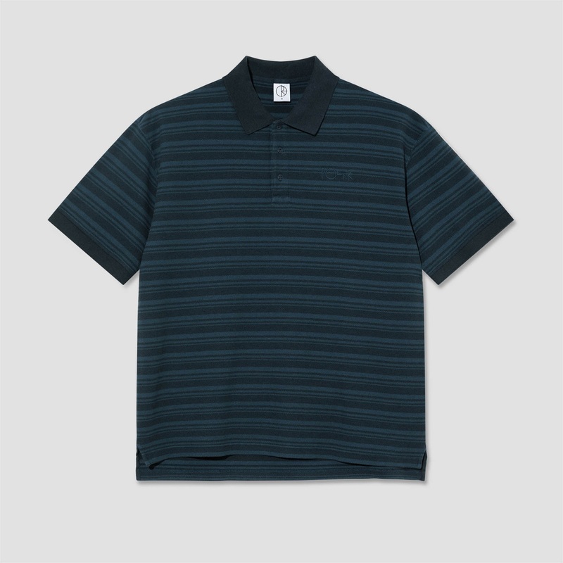 Polar Pique Surf Polo Shirt Neptune Blue Small