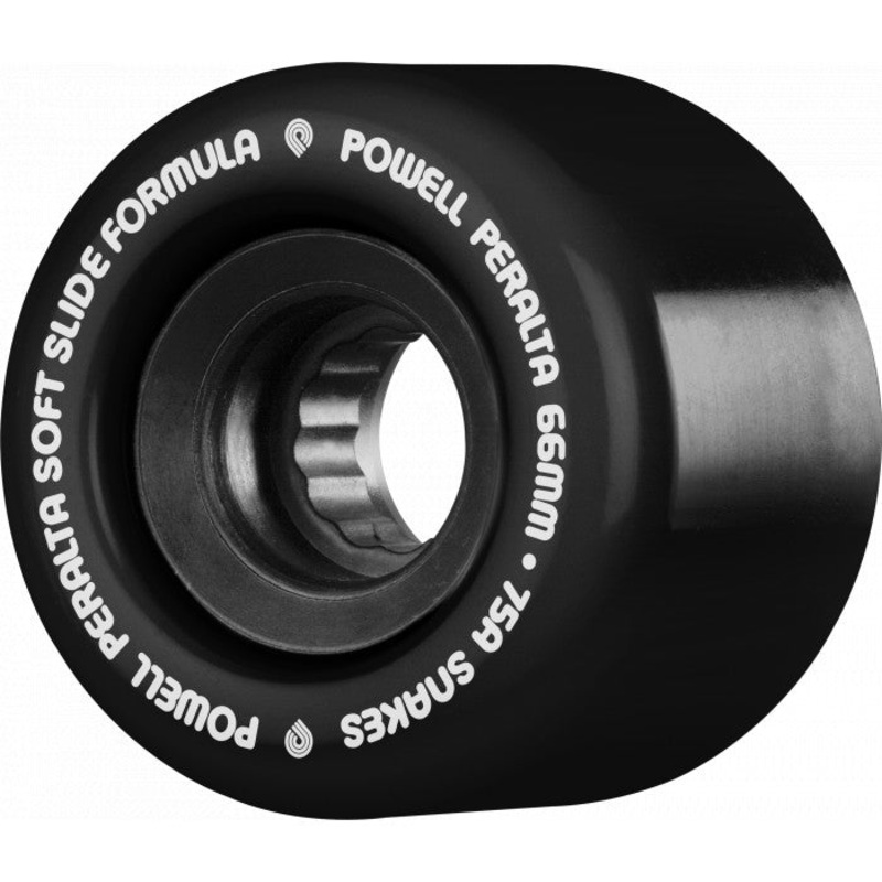 Powell Peralta Snakes Skateboard Wheels 69mm 75a 4pk Black