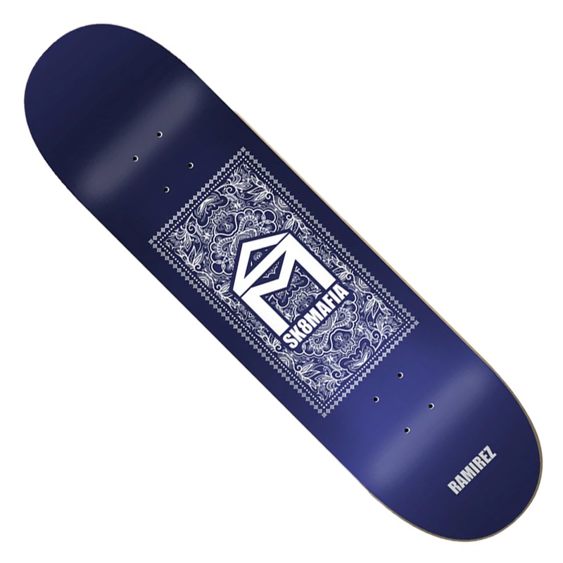 Sk8Mafia Alexis Ramirez Paisley Foil Deck Blue 8.5 x 32.1 WB:14.2
