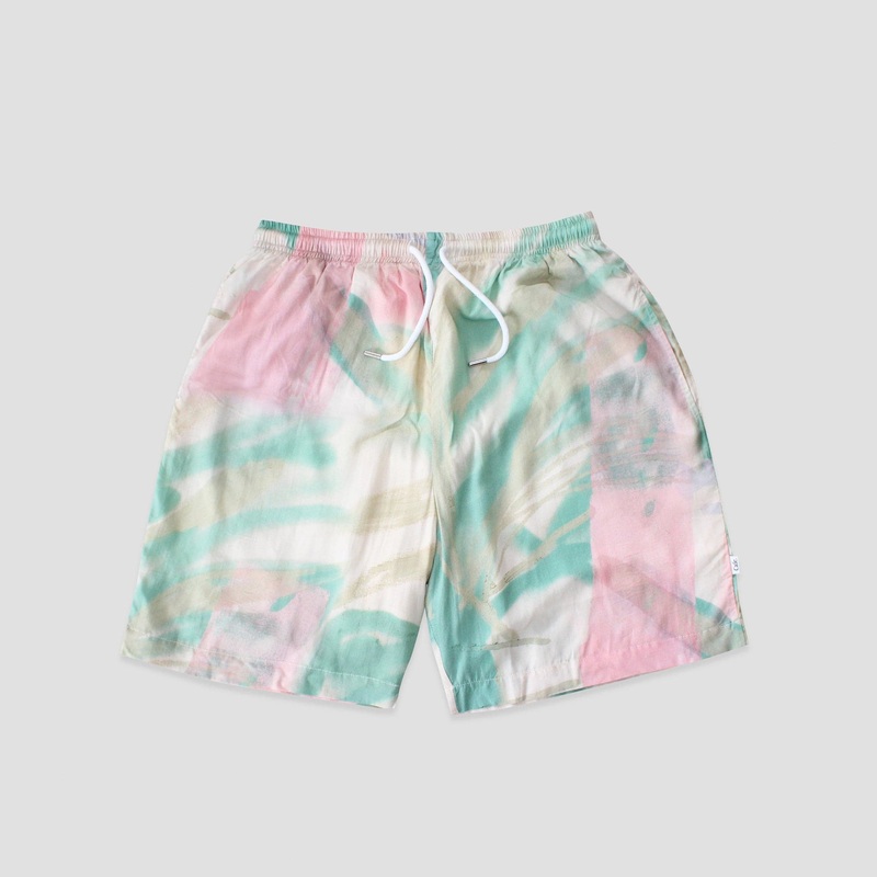 Skateboard Cafe JLH Shorts Cream / Green Small