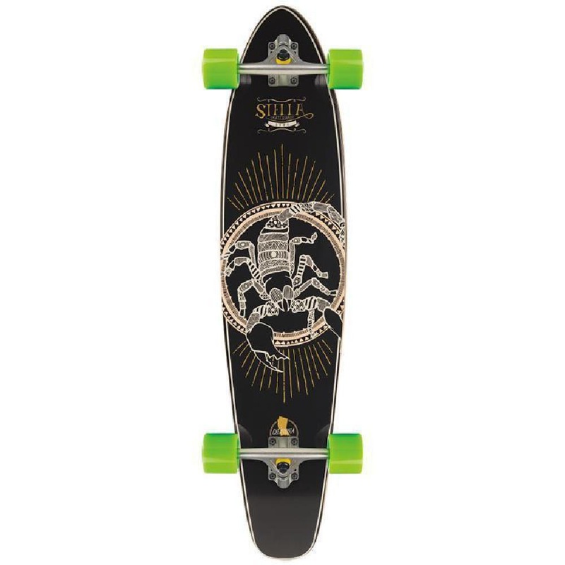 Stella Scorpion 42″ Kicktail Longboard Skateboard Complete
