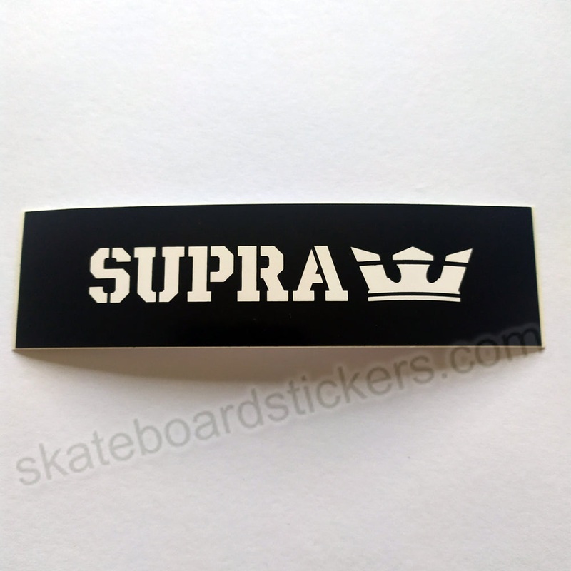Supra Footwear Skateboard Sticker
