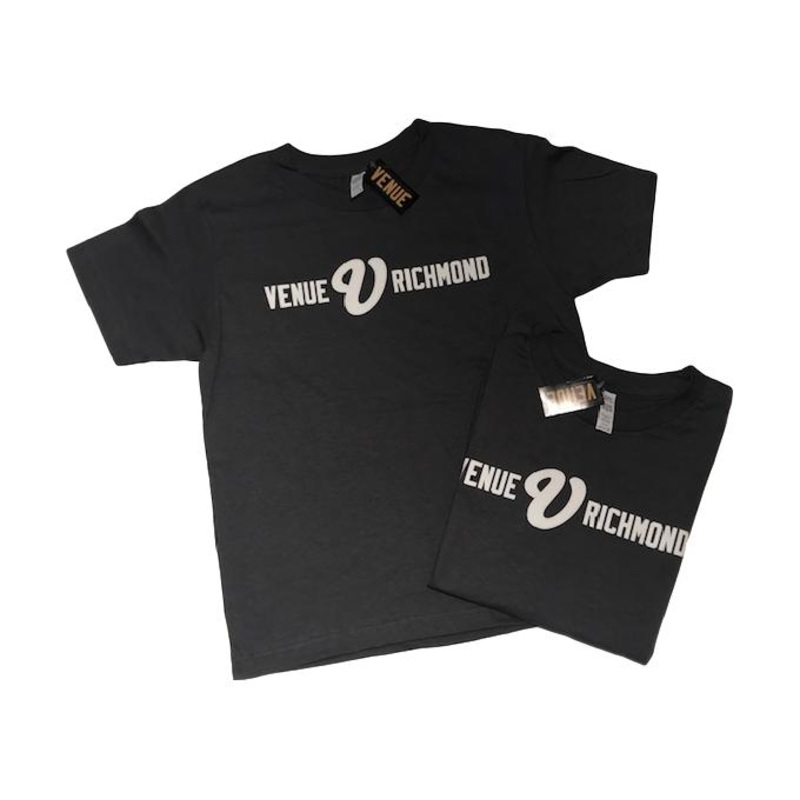 Venue Skateboards Bar Logo Youth T-Shirt Grey YM