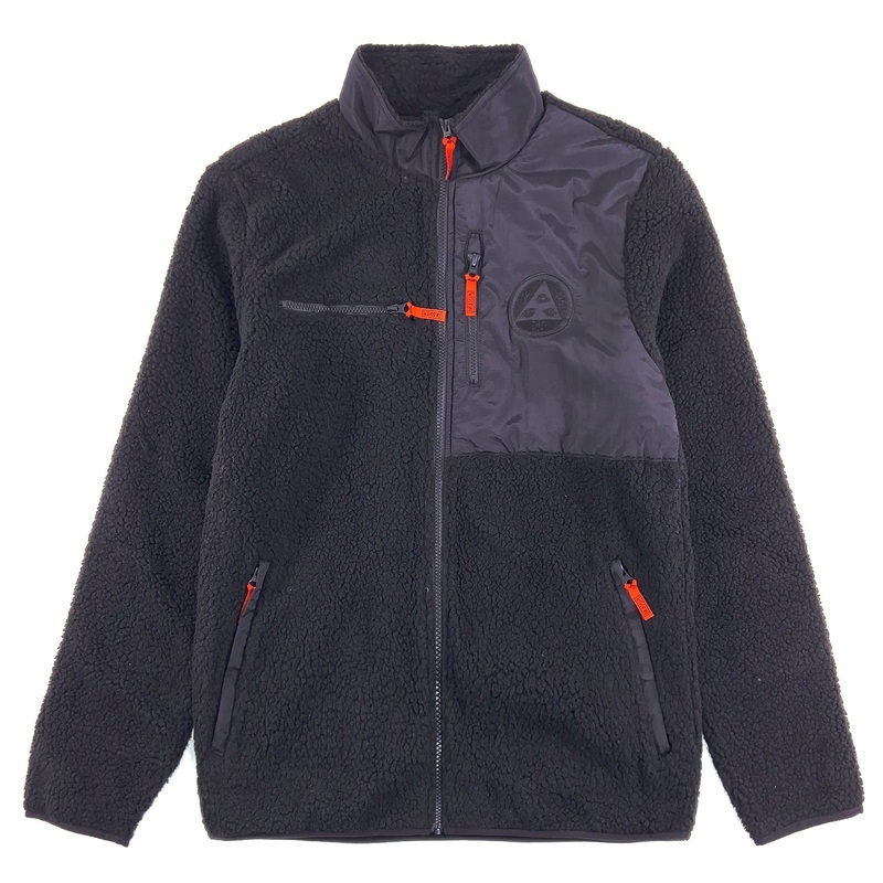 Welcome – Vertex Full-Zip Sherpa Fleece – Black S