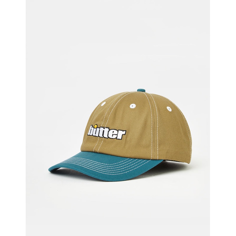 Butter Goods Ace 6 Panel Cap – Canteen/Teal