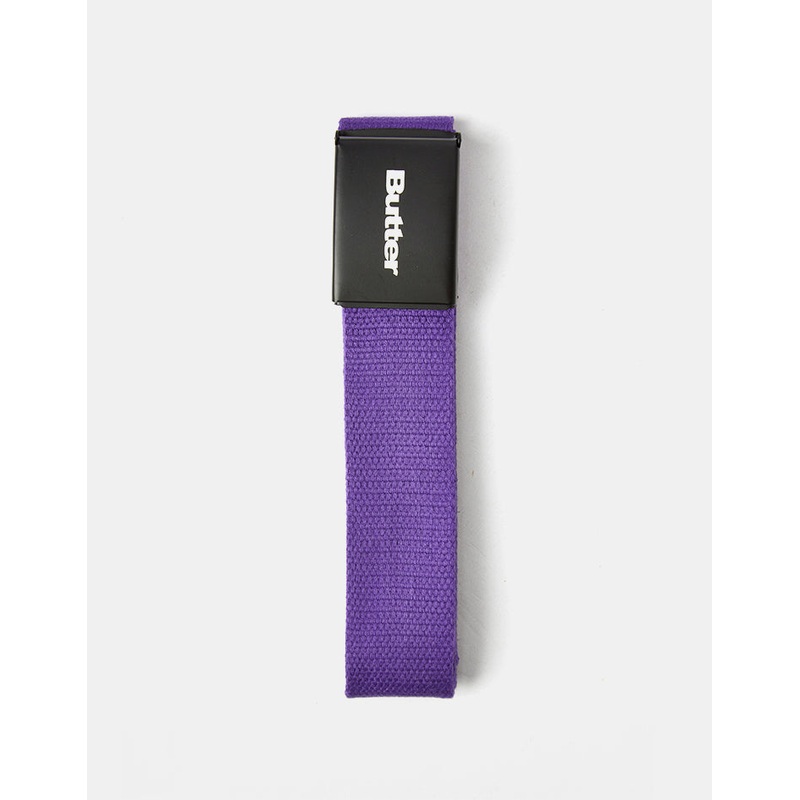 Butter Goods Logo Woven Web Belt – Purple