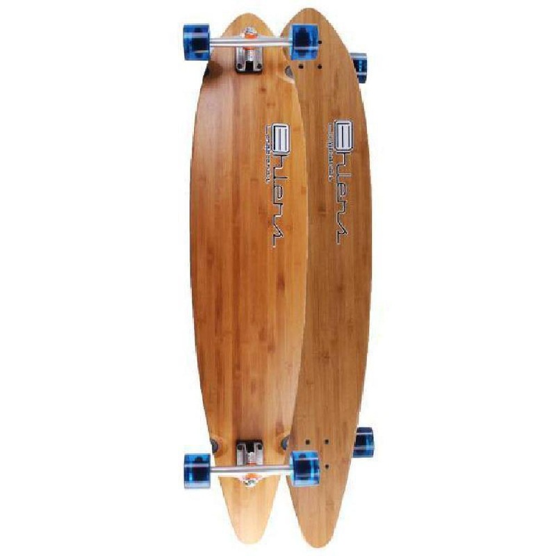 Ehlers Logo 44″ Bamboo Pintail Cruiser Longboard Complete Complete