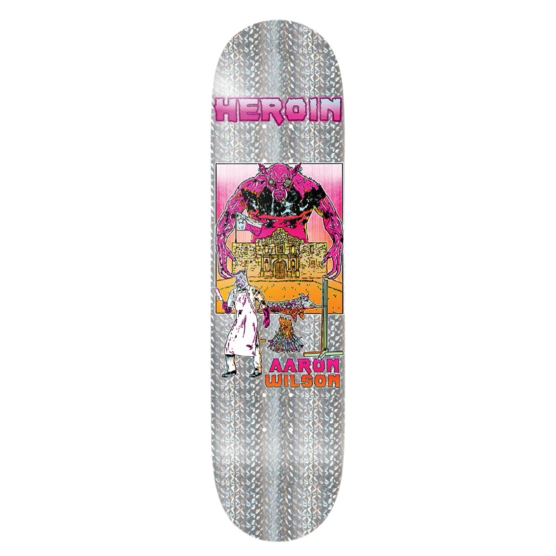 Heroin Aaron Wilson Hellscape 8.5″ Skateboard Deck 8.5″ WB 14.38″