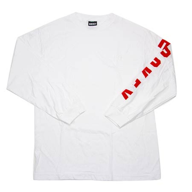 Hockey Logo Long Sleeve T Shirt White Extra Large