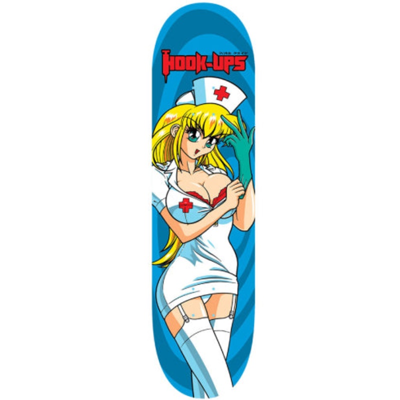 Hook-Ups Nurse Daisy Skateboard Deck 8.25″ 8.25″