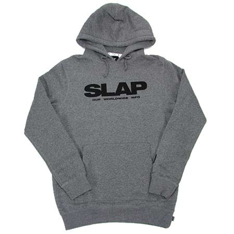 HUF HUF x SLAP Pullover Hooded Sweatshirt Grey Heather Extra Large