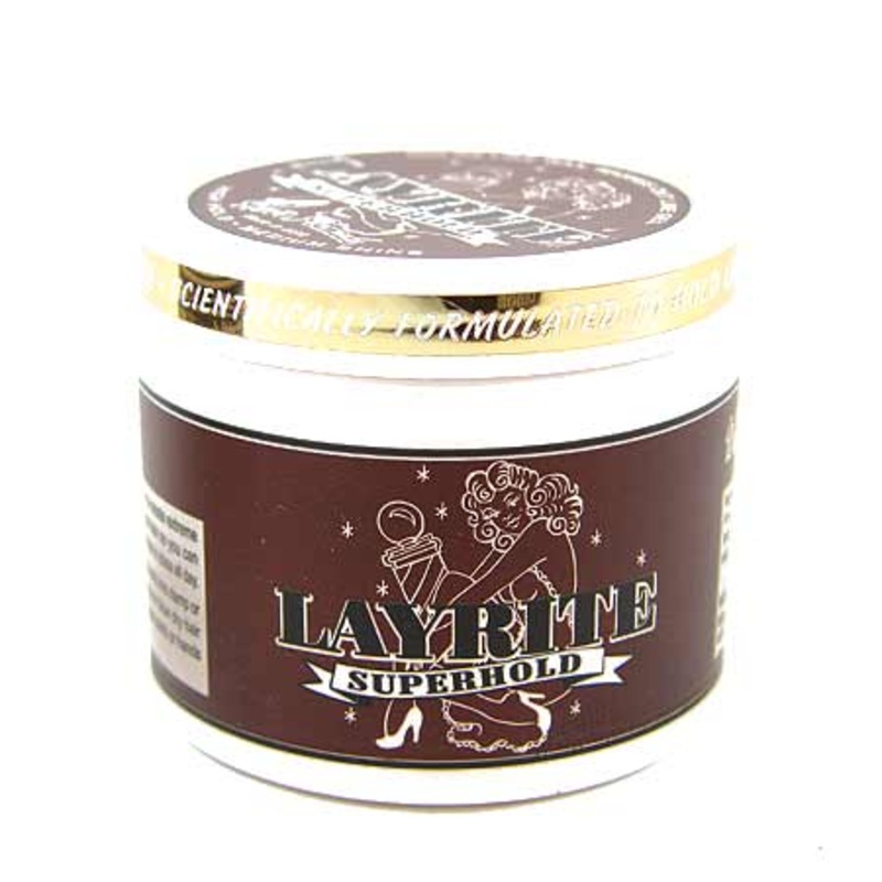 Layrite Layrite Super Hold Pomade 4 oz Can N/A 4 oz