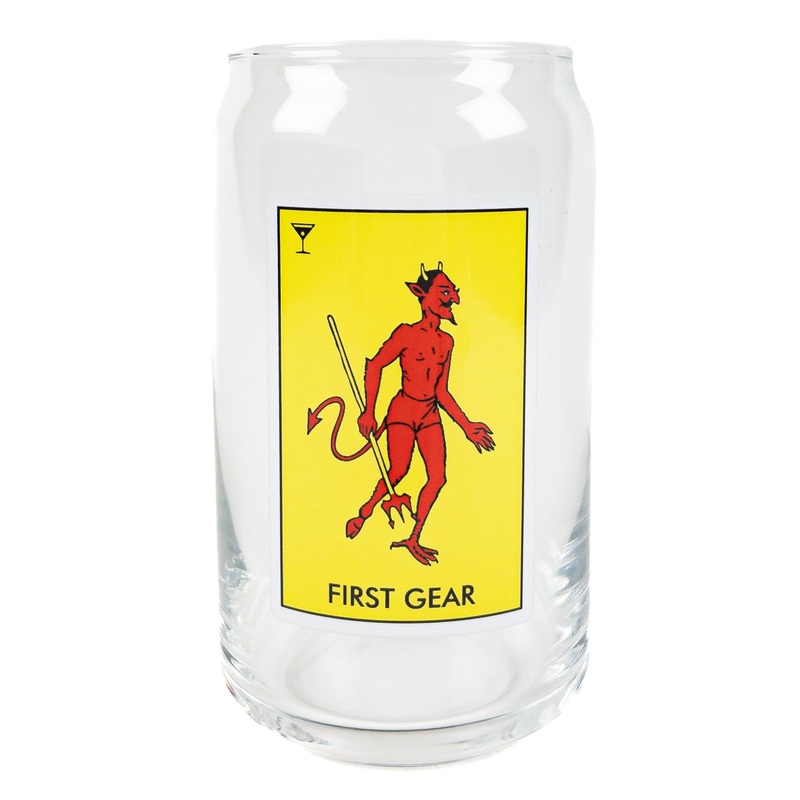 Loteria 16oz Beer Glass