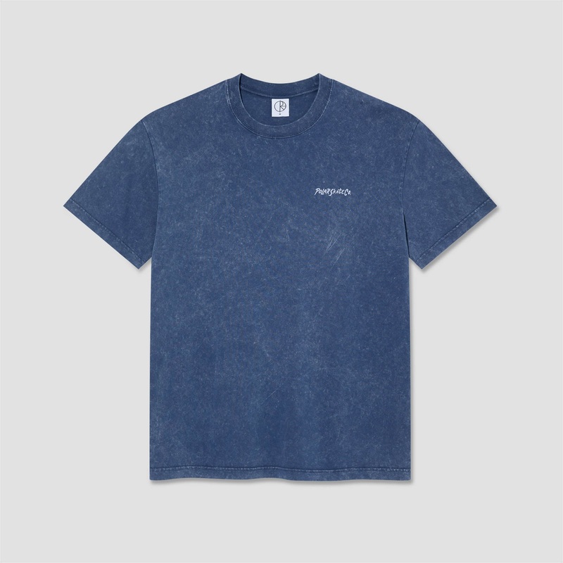 Polar Acid Surf Logo T-Shirt Dark Blue Small