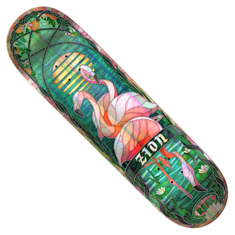 Real Zion Wright Holographic Cathedral Easy Rider Deck Multicolor 8.38 x 32.25 WB:14.5