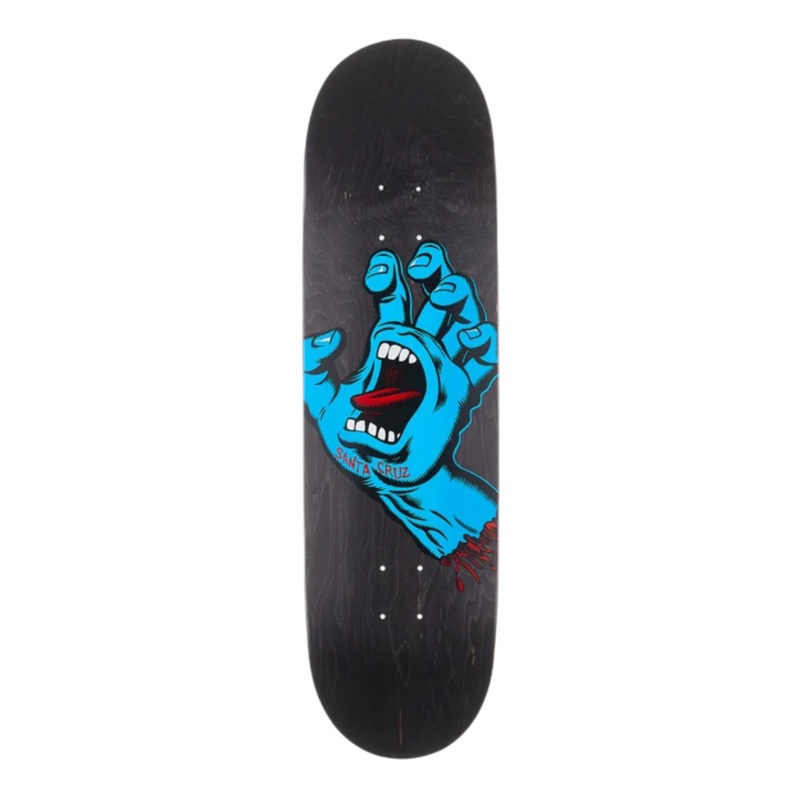 Santa Cruz Screaming Hand Black Deck 8.6 8.625