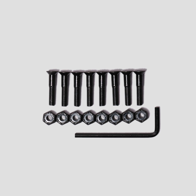 Slam City Skates 7/8 Inch Allen Skateboard Bolts Black