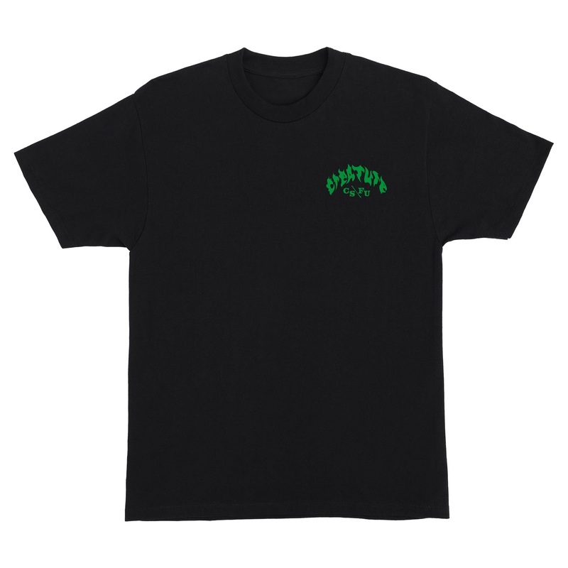 Straight Away Mens Creature T-Shirt Black S