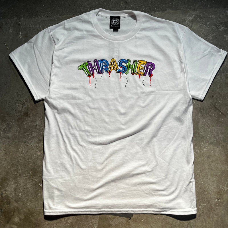 Thrasher – Balloons T-Shirt – White Medium