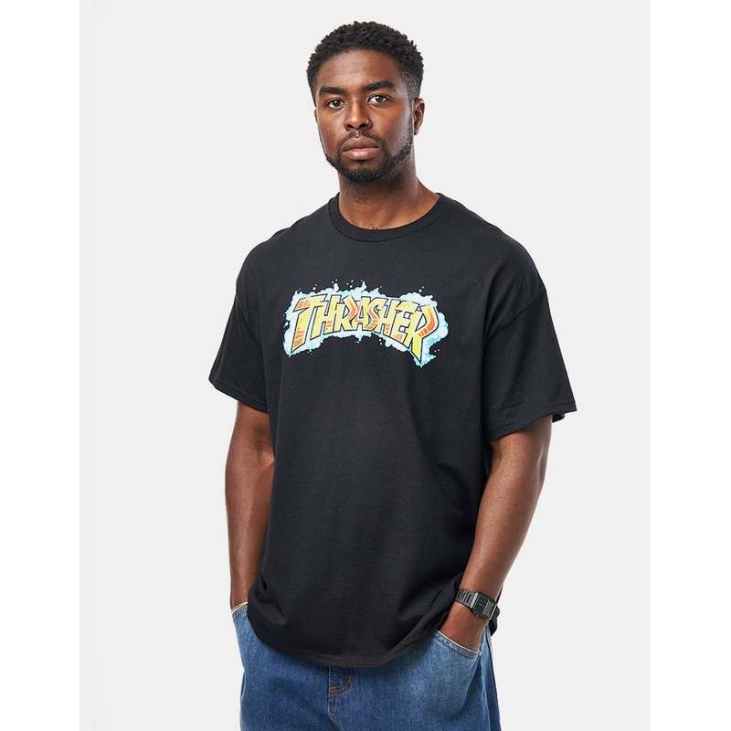 Thrasher Graff T-Shirt – Black