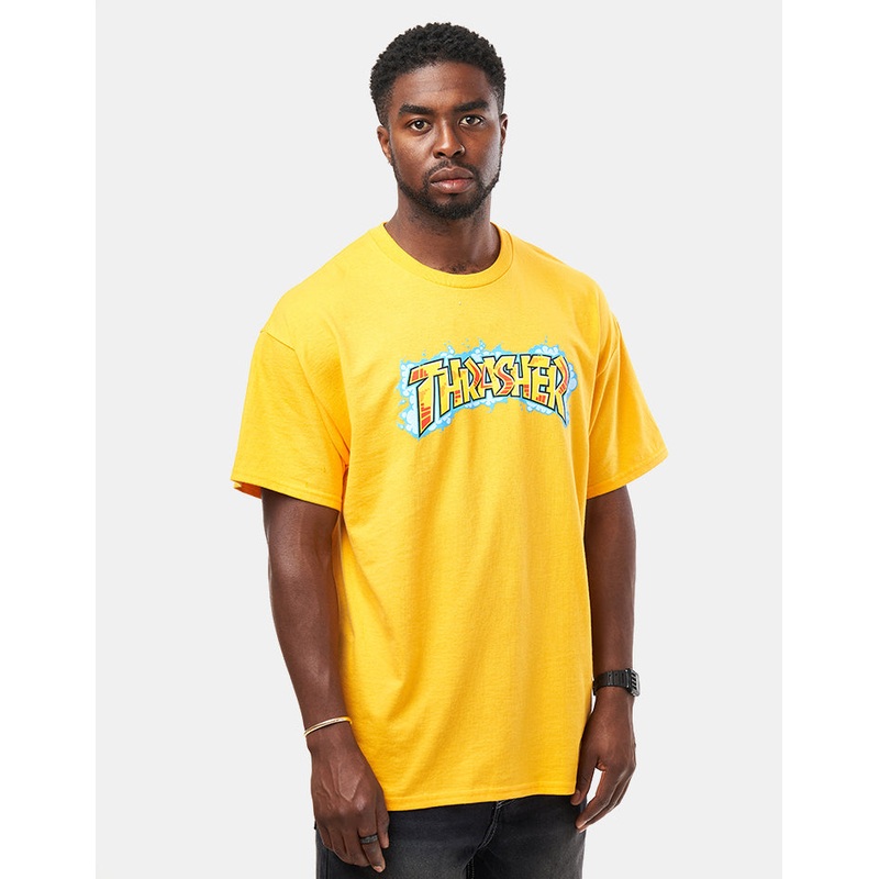 Thrasher Graff T-Shirt – Gold