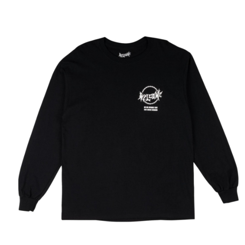Welcome Tali Chain Long Sleeve Tee Black Large