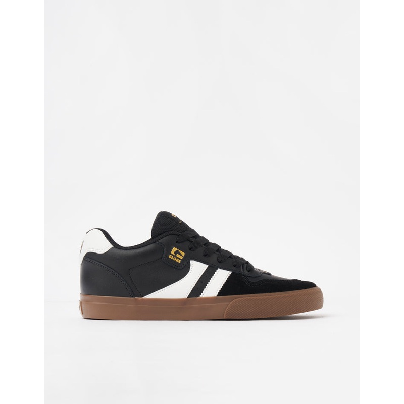 Globe Encore-2 Skate Shoes – Black/White/Tobacco