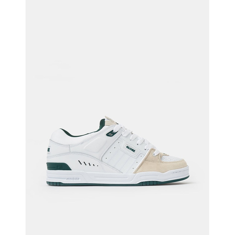 Globe Fusion Skate Shoes – White/Green