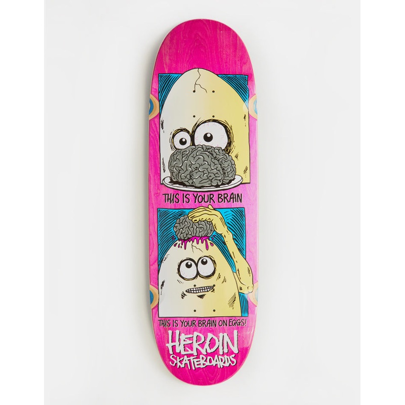 Heroin Brain On EggsSkateboard Deck – 9.5