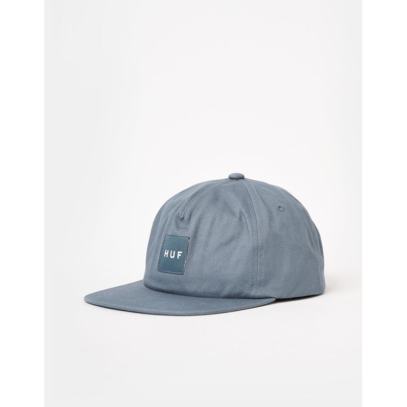 HUF Box Logo Unstructured Snapback Cap – Sky