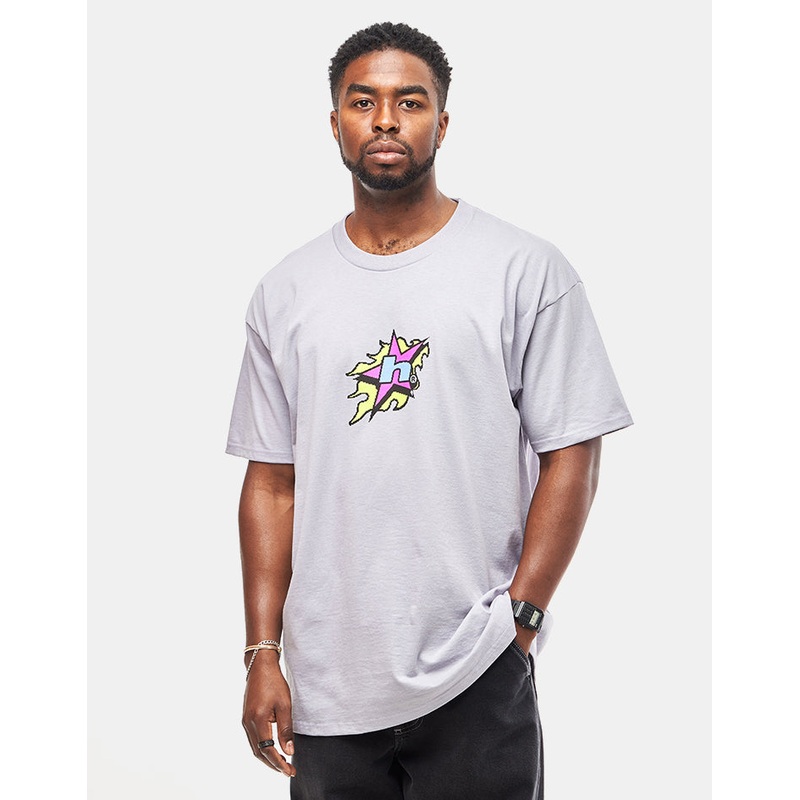 HUF H Bit T-Shirt – Dust Purple