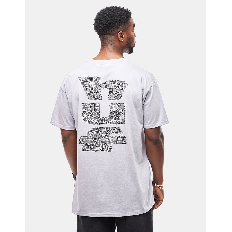 HUF Metablast T-Shirt – Dust Purple