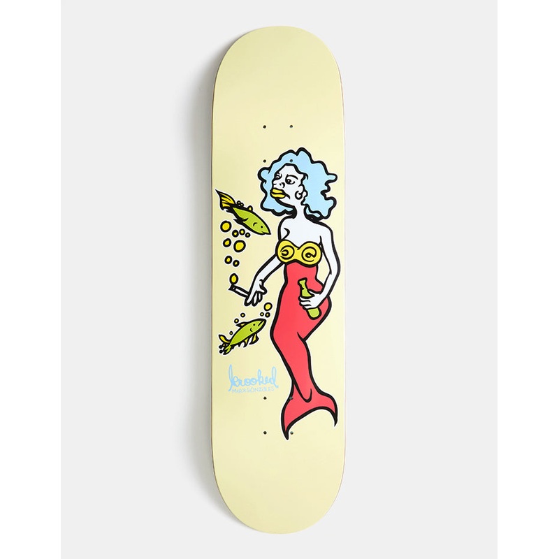 Krooked Gonz Mermaid Skateboard Deck – 8.25″