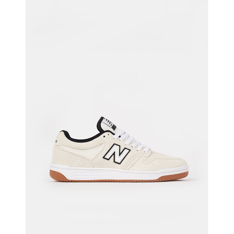 New Balance Numeric 480 Skate Shoes – White/Black/Gum