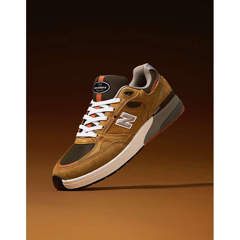 New Balance Numeric 933 Andrew Reynolds Skate Shoes – Camel/Dark Brown
