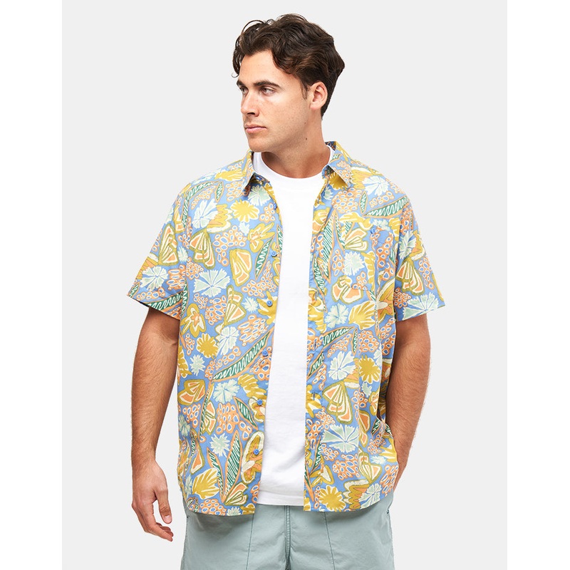 Patagonia Go To S/S Shirt – Flourish: Abundant Blue
